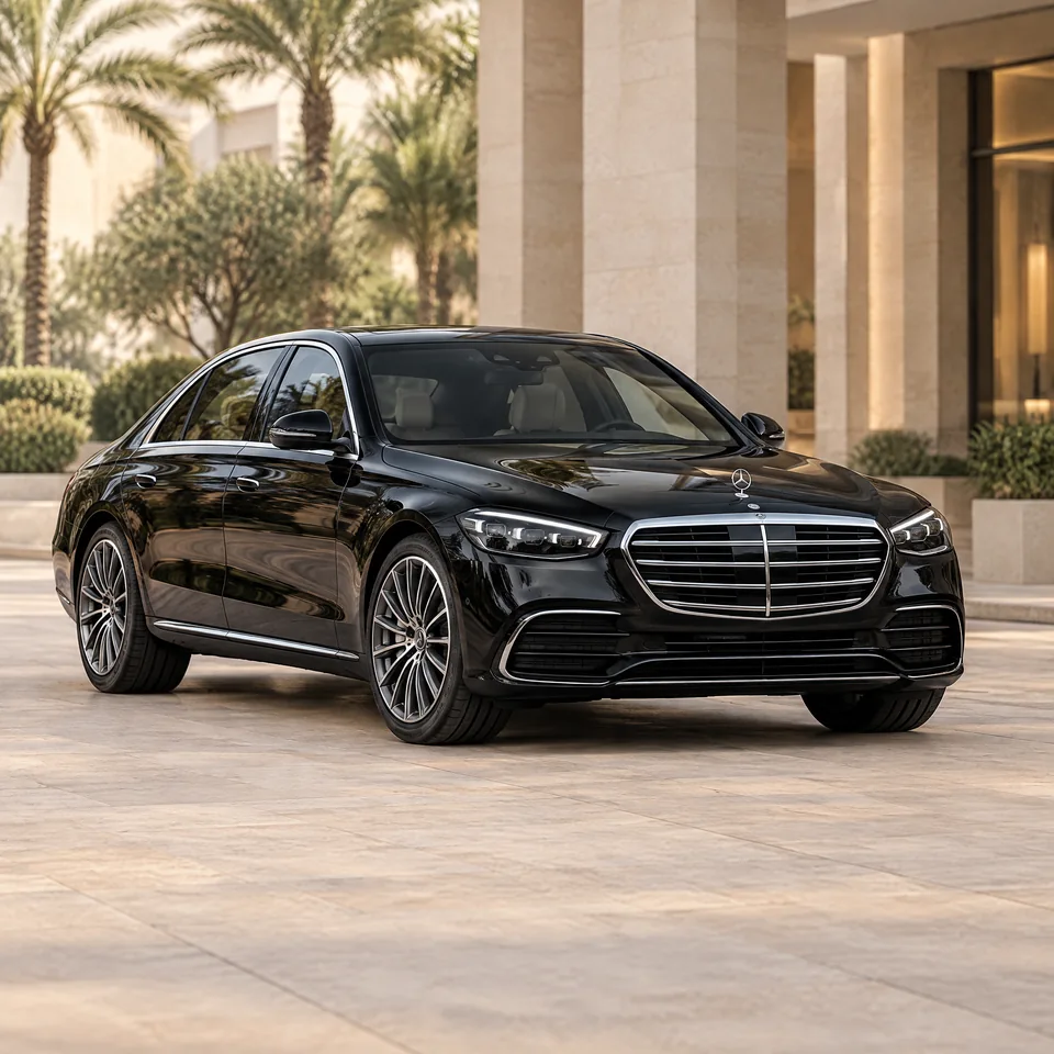 Mercedes S-Class — Vue extérieure illustrative